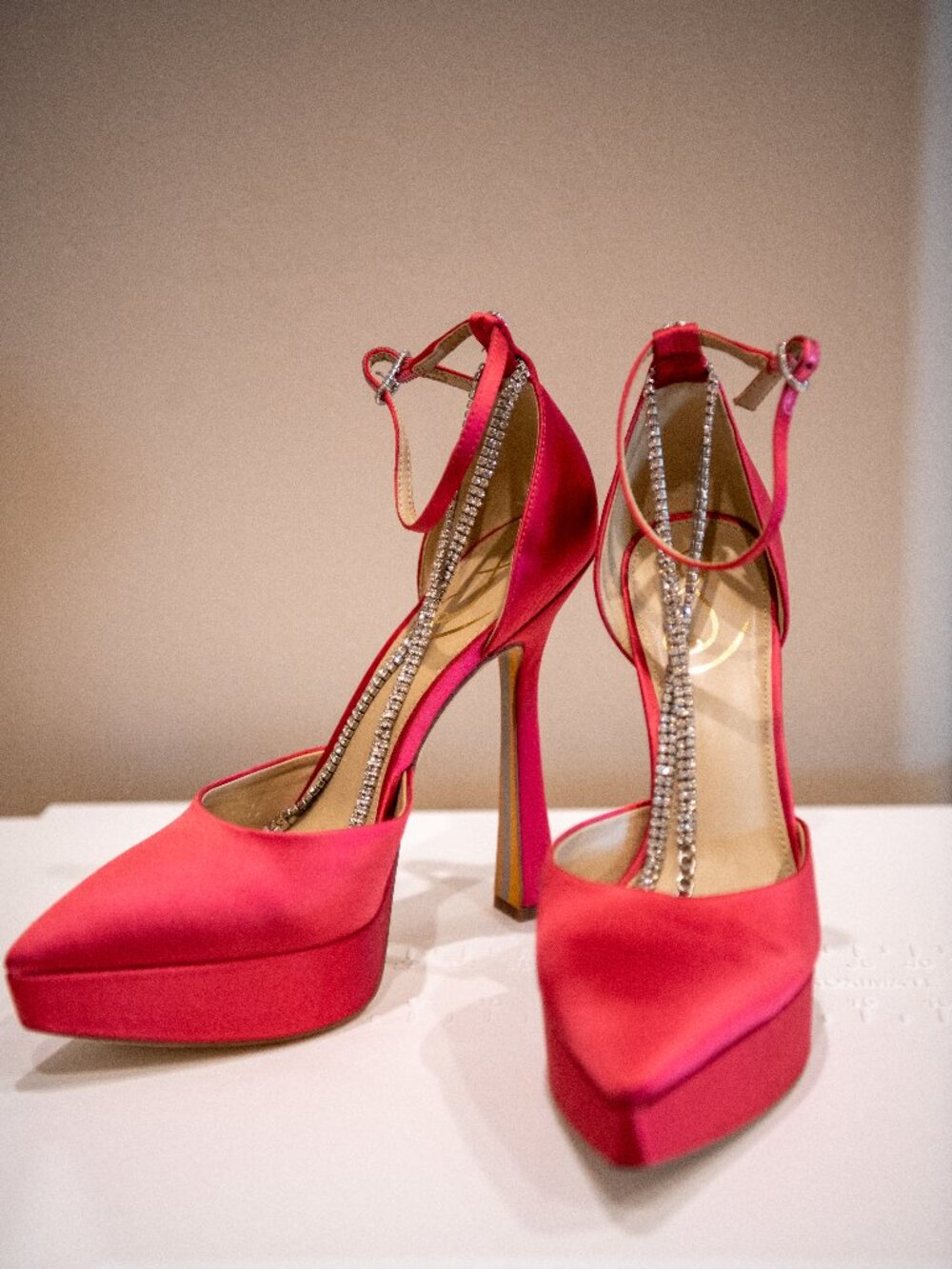 Sam Edelman "Andie", Fuschia Satin Stiletto Heel